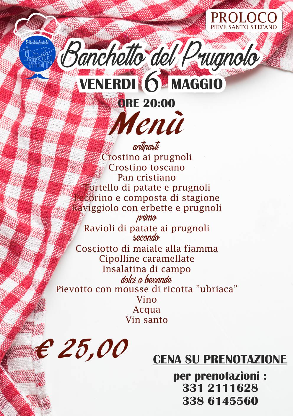il banchetto del prugnolo