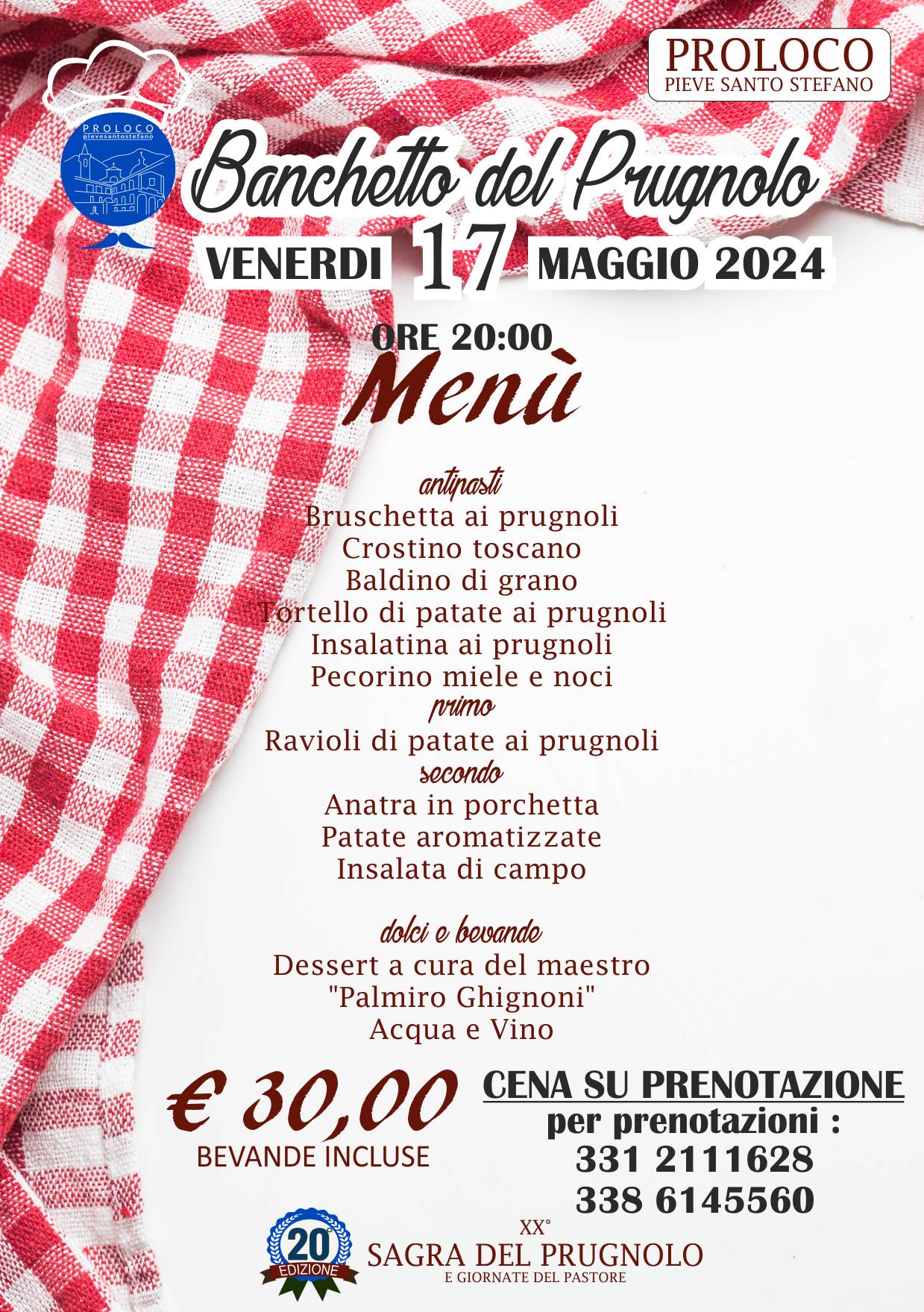 il banchetto del prugnolo
